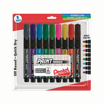 Pentel Opaque Paint Markers, Bullet Tip, Assorted, 9/Pack (MMP20BP9M)