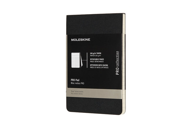 Moleskine Notepad, 3.5" x 5.5", Black, 96 Sheets/Pad (620909)