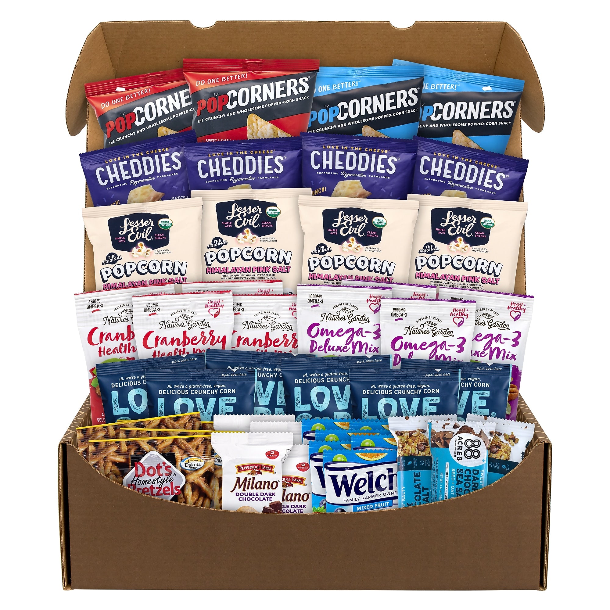 Break Box Pros Salty & Sweet Snack Box, 43/Box (700-00167)