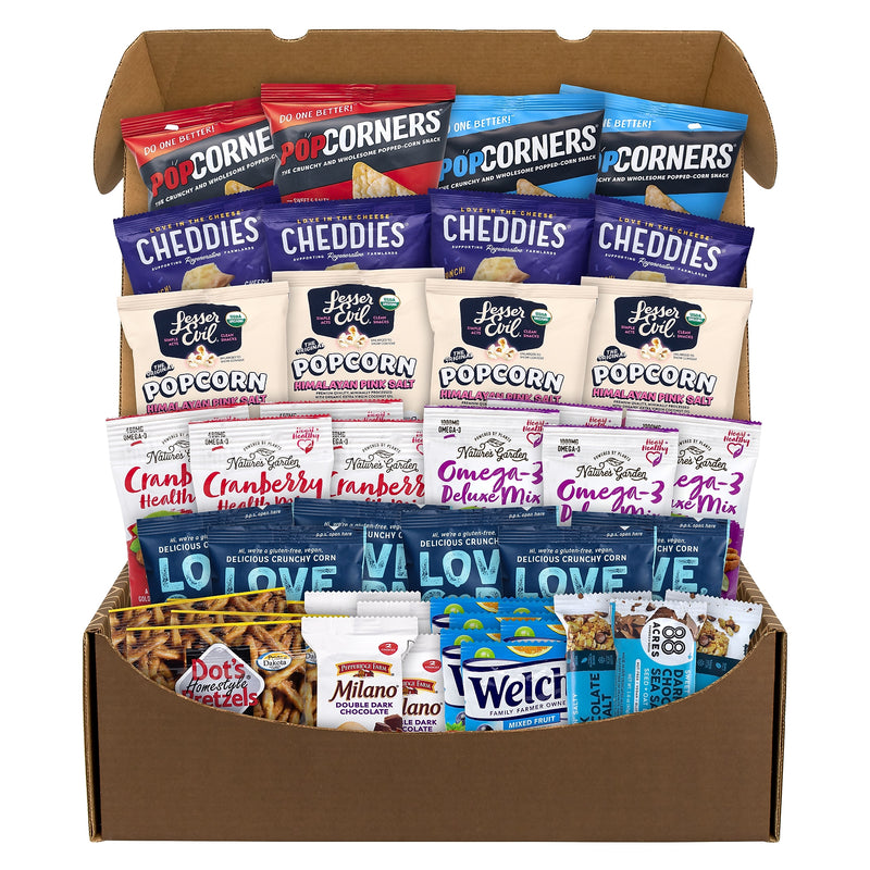 Break Box Pros Salty & Sweet Snack Box, 43/Box (700-00167)