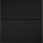 JAM Paper Square Envelopes, Peel & Press, 3 1/4 x 3 1/4, Black Linen, 50 Pack (8503-BLI-50)