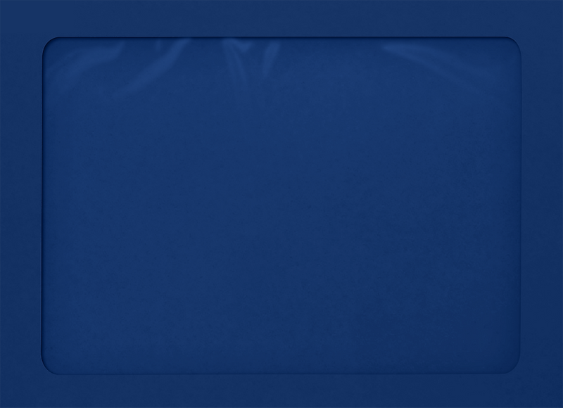 JAM Paper A7 Full Face Window Envelopes, Peel & Press, 5 1/4 x 7 1/4, Navy Blue, 50 Pack (A7FFW-196-50)