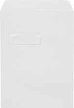 JAM Paper 9 x 12 Open End Window Envelopes, 28lb, White, 1000 Pack (1590PS-1M)