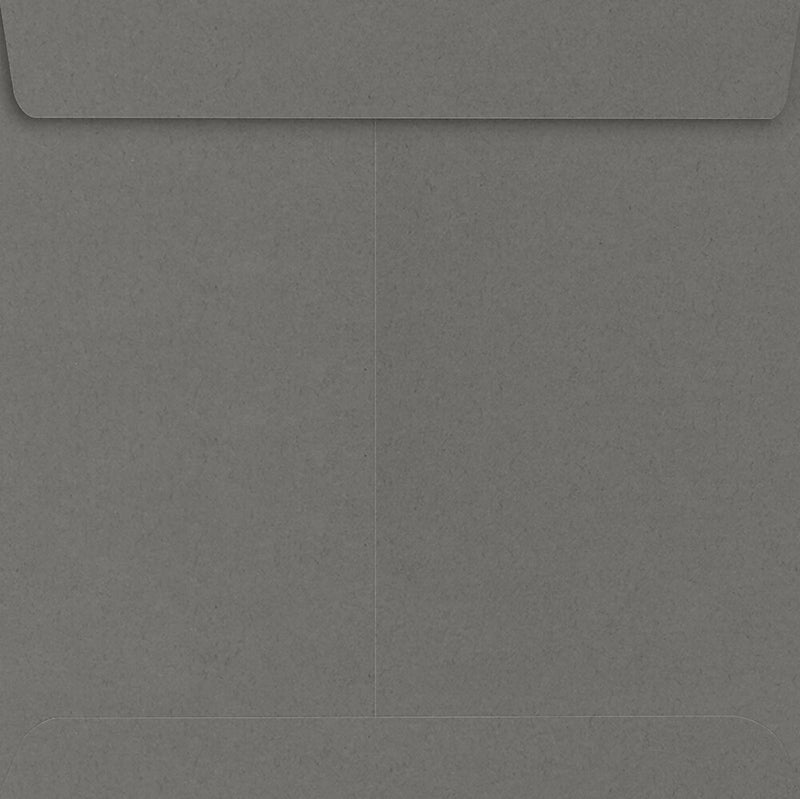 JAM Paper 7 1/2 x 7 1/2 Square Envelopes ,80 lb,50 Pack, Gray (EX8555-22-50)