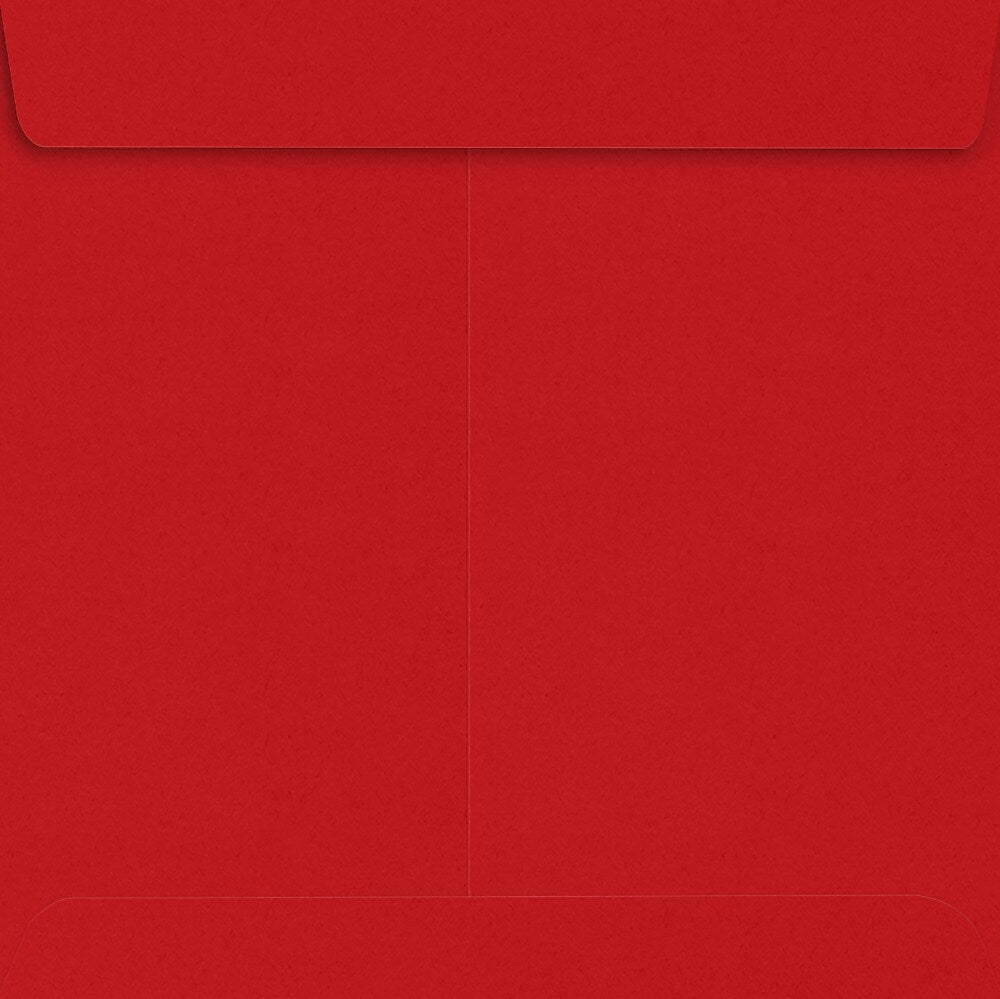 JAM Paper 7 1/2 x 7 1/2 Square Envelopes, Ruby Red, 50 Pack (EX8555-18-50)