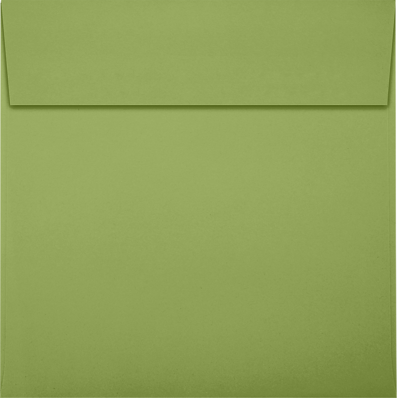 JAM Paper Square Envelopes, Peel & Press, Avocado Green, 6 1/4 x 6 1/4, 250 Pack (8530-2502-250)