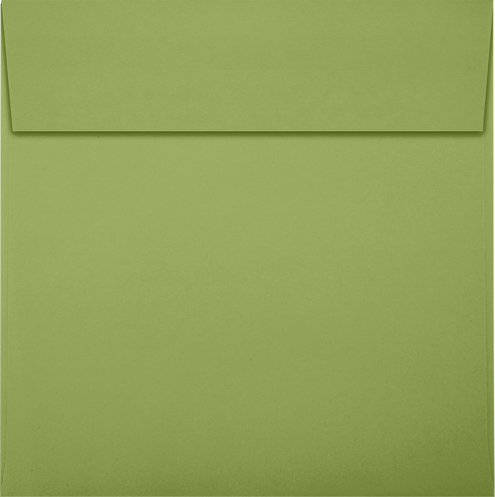 JAM Paper Square Envelopes, Peel & Press, Avocado Green, 6 1/4 x 6 1/4, 250 Pack (8530-2502-250)
