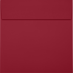 JAM Paper Square Envelopes, Peel & Press, Garnet, 6 x 6, 250 Pack (8525-101-250)