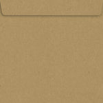 JAM Paper 7 1/2 x 7 1/2 Square Envelopes ,Grocery Bag, 50 Pack, Brown (8555-GB-50)