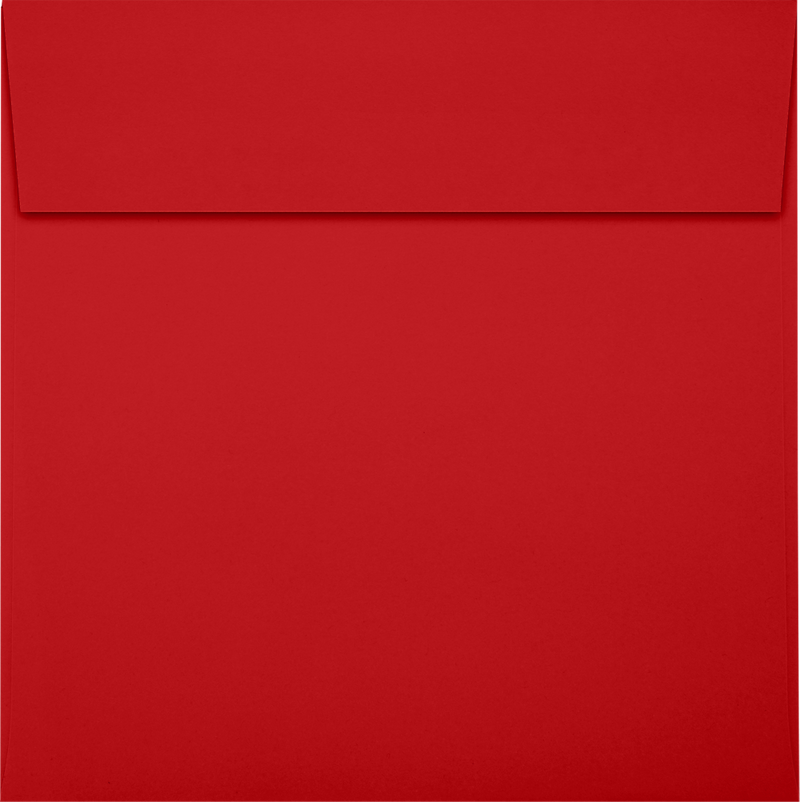 JAM Paper Square Envelopes, Holiday Red, 6 1/4 x 6 1/4 , 50/Pack (8530-20-50)