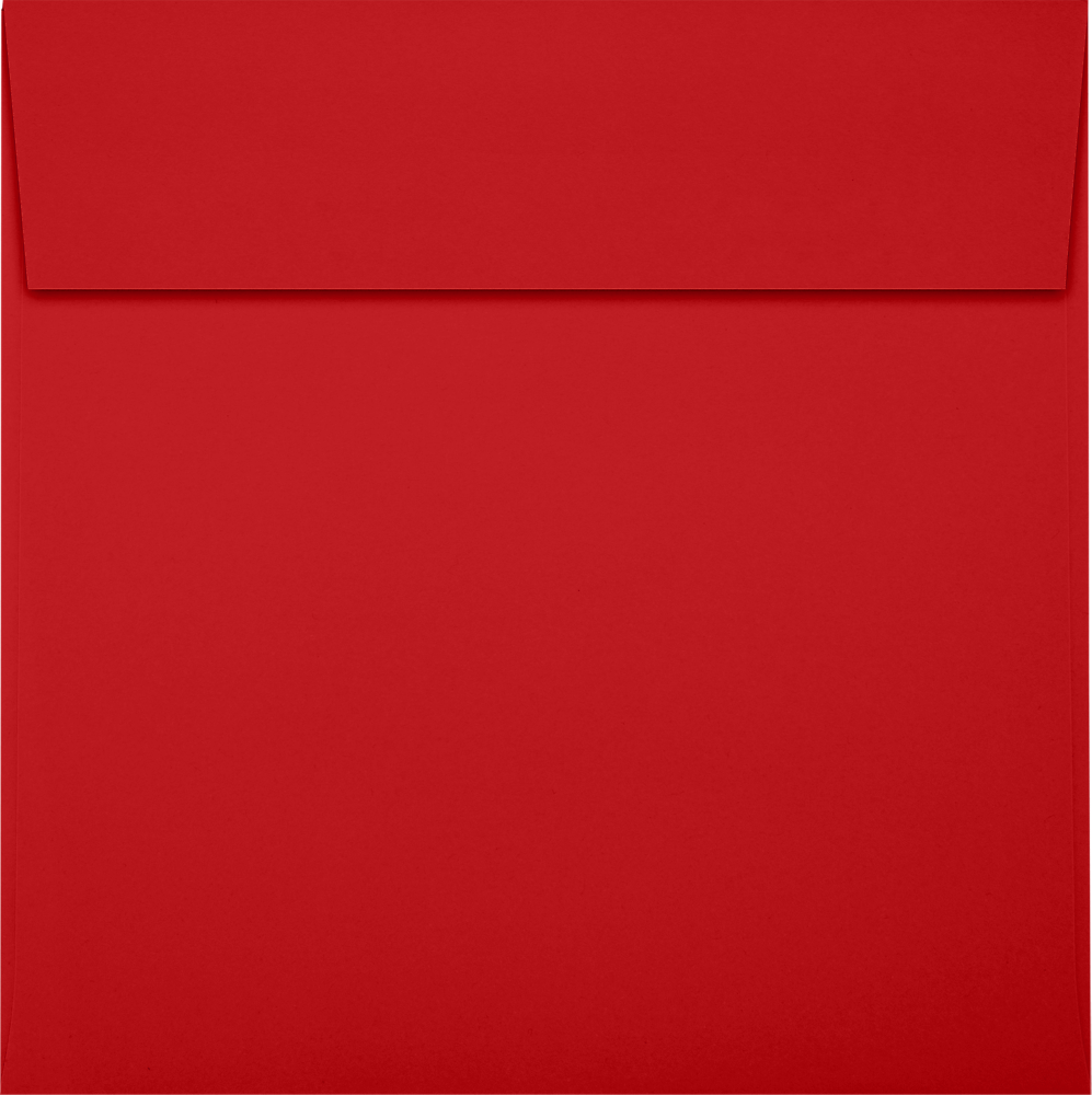 JAM Paper Square Envelopes, Holiday Red, 6 1/4 x 6 1/4 , 50/Pack (8530-20-50)