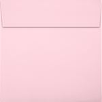 JAM Paper Square Envelopes, Peel & Press, Candy Pink, 6 1/4 x 6 1/4, 500 Pack, (8530-23-500)