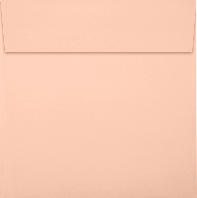 JAM Paper Square Envelopes, Peel & Press, Blush Pink, 6 1/4 x 6 1/4, 250 Pack, (8530-114-250)
