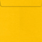 JAM Paper 7 1/2 x 7 1/2 Square Envelopes ,Sunflower, 50 Pack, Yellow (EX8555-12-50)