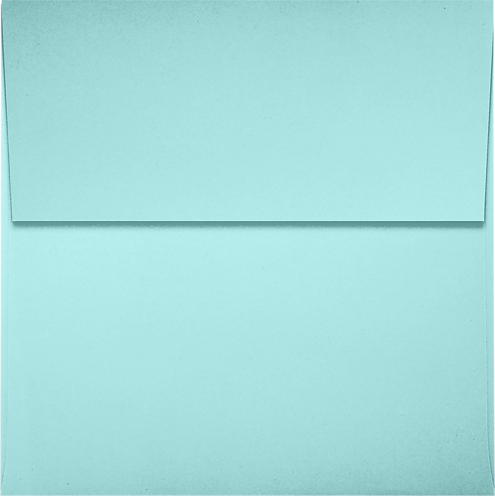 JAM Paper Square Envelopes, Peel & Press, Seafoam, 3 1/4 x 3 1/4, 500 Pack (8503-113-500)