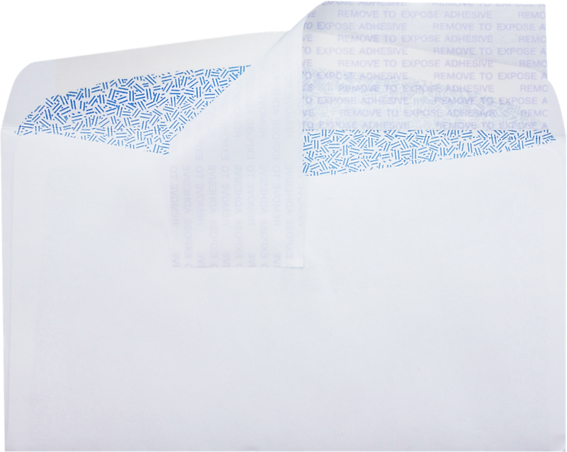 JAM Paper Self Seal Security Tinted #6 3/4 Business Envelopes, 3 5/8" x 6 1/2", White, 50/Pack (72634-50)