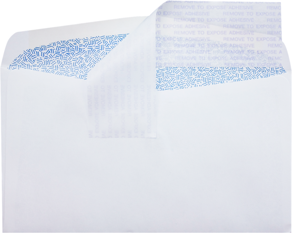 JAM Paper Self Seal Security Tinted #6 3/4 Business Envelopes, 3 5/8" x 6 1/2", White, 50/Pack (72634-50)