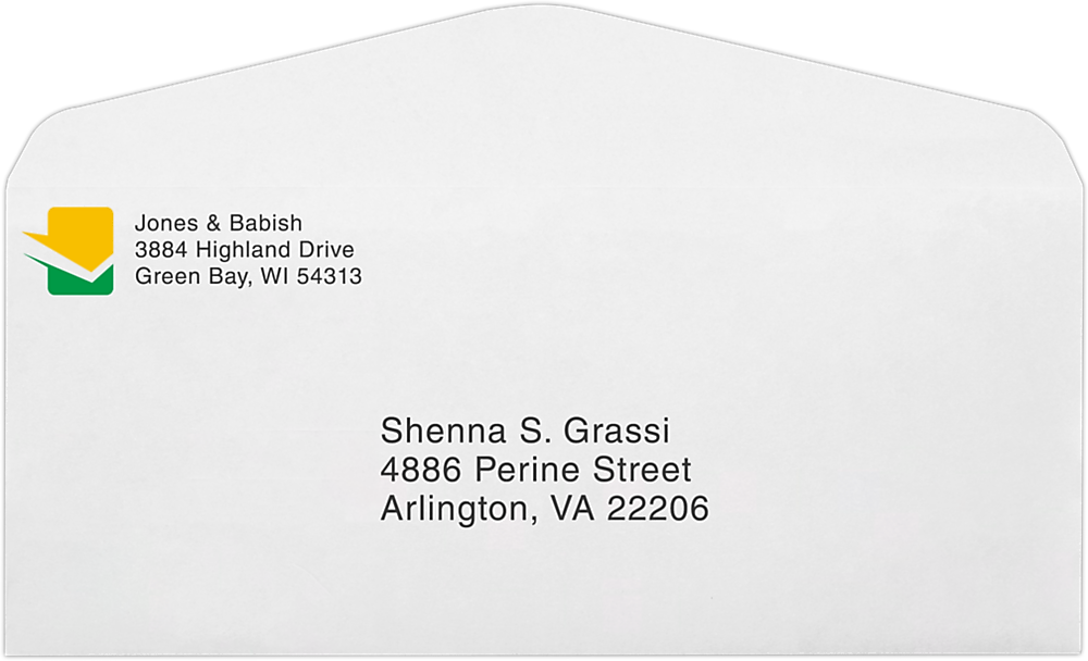 JAM Paper Self Seal #10 Business Envelopes, 4 1/8" x 9 1/2", White, 1000/Pack (43687-1M)