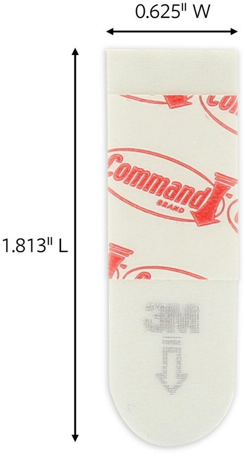 Command Poster Strips Value Pack, White, 12 Strips (17024ES)