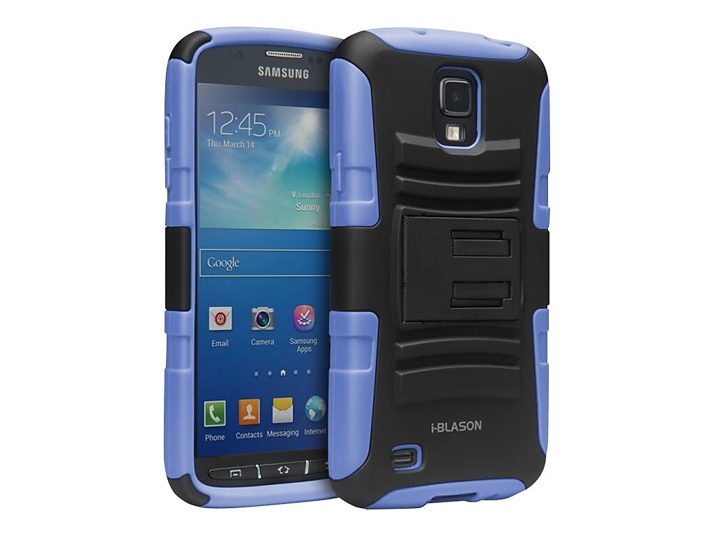 i-Blason Prime Series Blue Stand Case for Samsung Galaxy S4 (S4A-PRIME-BLUE)