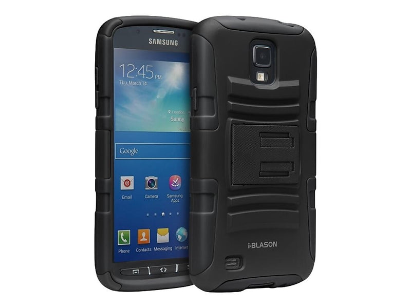 i-Blason Prime Series Black Stand Case for Samsung Galaxy S4 (S4A-PRIME-BLACK)