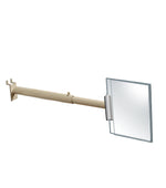 Azar Document Holder, 7" x 5", Horizontal, Wall Mounted, Clear, Acrylic, 4/Pack (107557)