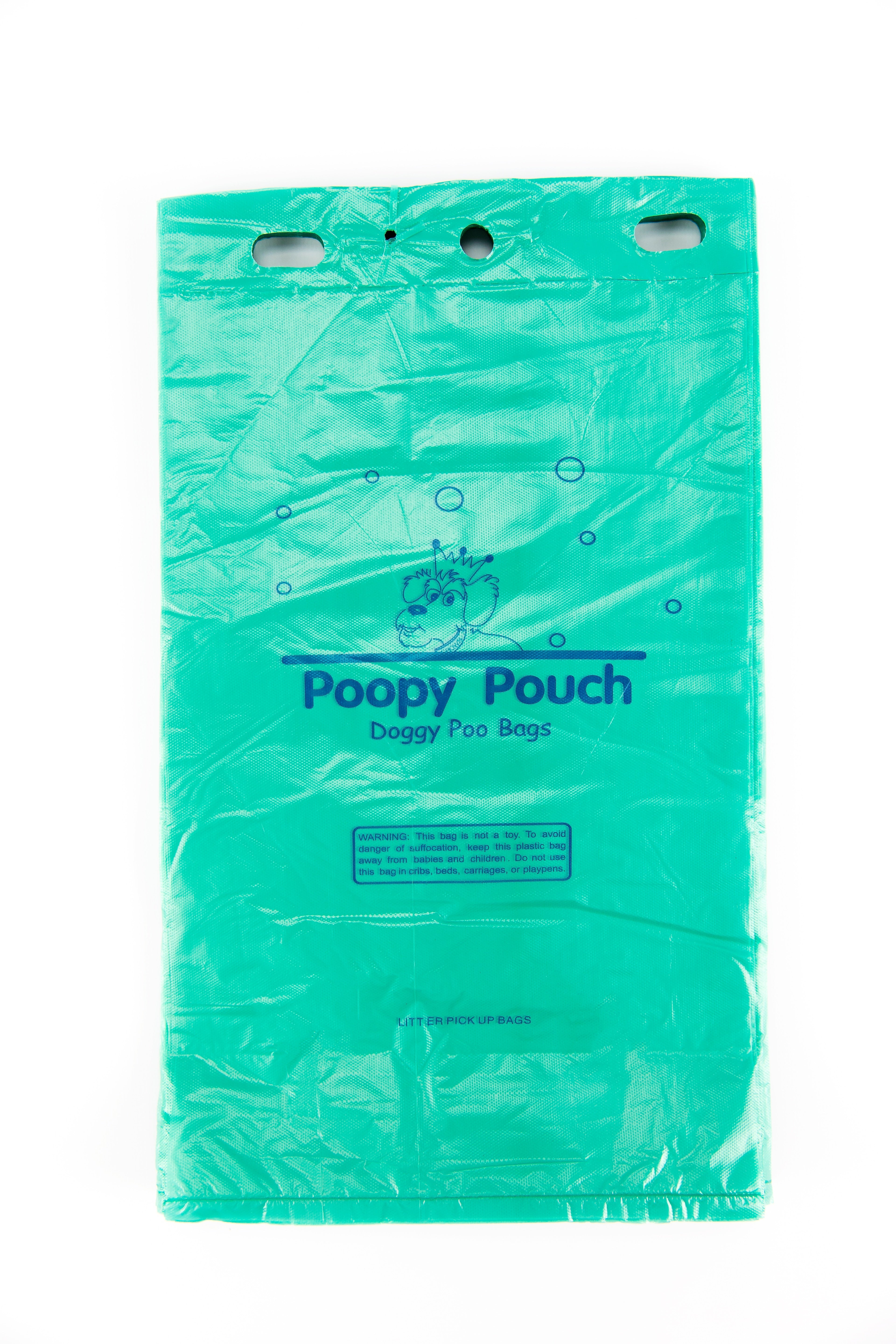 Poopy Pouch .75 Gallon Plastic Pet Waste Header Bags, Green, 12 Packs/Case (PP-H-200)
