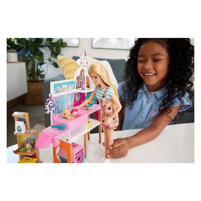 Mattel Barbie Doll and Pet Boutique Playset (GRG90)