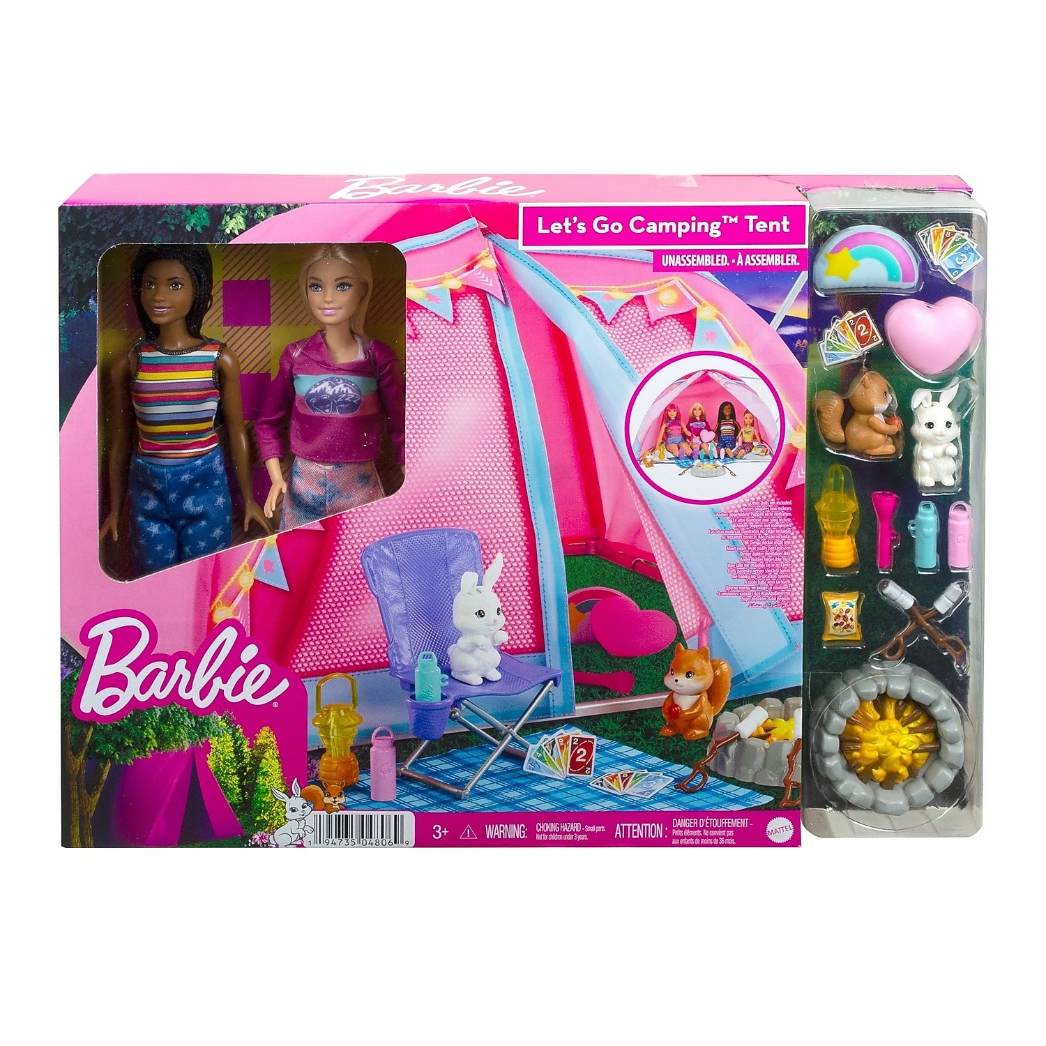 Mattel Barbie Let's Go Camping Tent (HGC18)