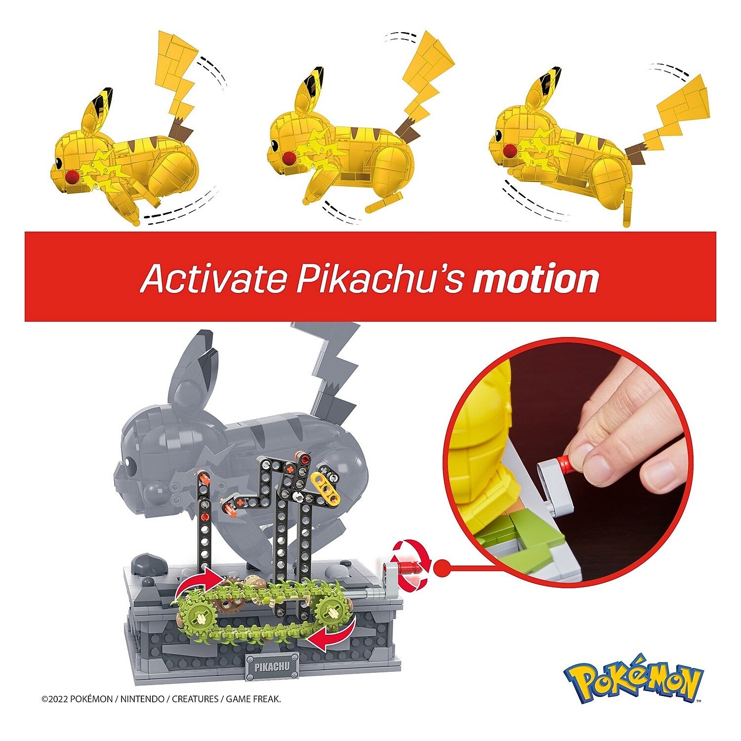 MEGA Pokémon Motion Pikachu Building Set (HGC23)