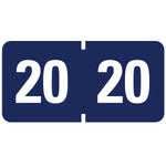 Smead, ETYJ Color-Coded Year Label, 2020, Label Roll, Dark Blue 500 per Roll (68320)
