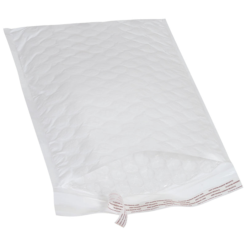10.5" x 16" Self-Sealing Bubble Mailer, #5, White, 50/Carton (B923)