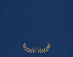 Great Papers Laurel Certificate Holders, 9.34" x 12", Blue/Gold, 5/Pack (2017046)