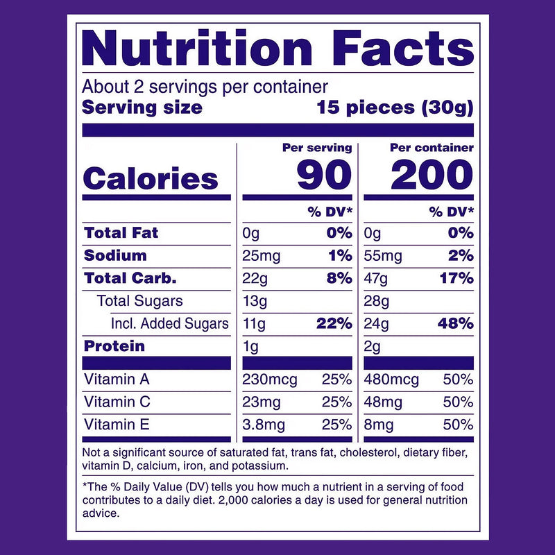 Welch's Gluten Free Mixed Fruit Snacks Variety Pack, 2.25 oz., 20/Pack (220-02253)