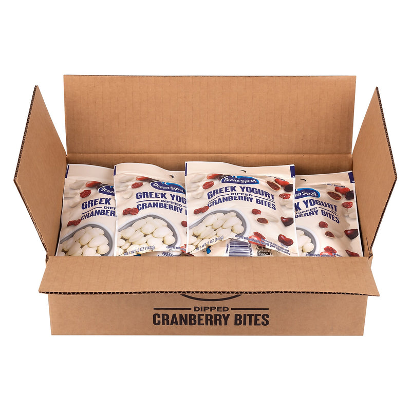 Ocean Spray Greek Yogurt Dipped Cranberry Bites, 5.0 oz., 12/Pack (220-02298)