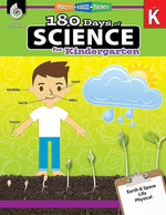 Shell Education 180 Days of Science for Kindergarten Book (51406)
