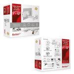 Barkan Full Motion Adjustable 7-12" Tablet Wall Mount, White (T54)