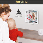 Barkan 360° Rotation Adjustable 7-12" Tablet Wall Mount, White (T50)