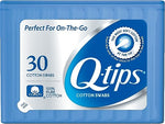 Q-tips Cotton Swabs Travel Pack, 30 Count, 36/Carton  (22127)
