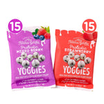 Nature's Garden Probiotic Yoggies Yogurt Fruit Gummies Variety Pack, 21 oz., 30/Pack (220-02303)