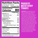 Nature's Garden Probiotic Yoggies Yogurt Fruit Gummies Variety Pack, 21 oz., 30/Pack (220-02303)