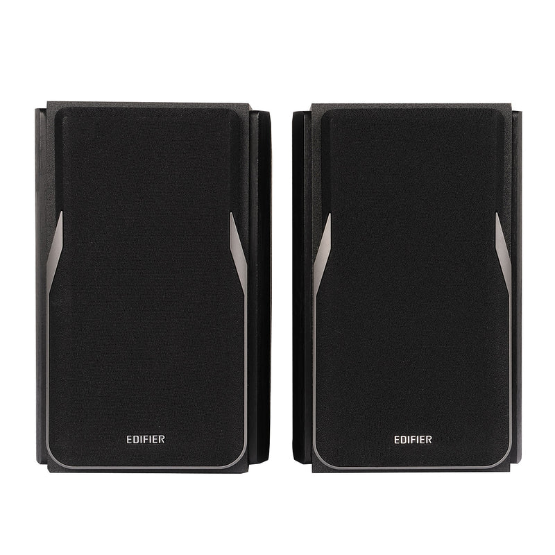 Edifier R1380DB 42W Continuous-Power Amplified Bluetooth Professional Bookshelf Speakers with Remote, 2-Count, Black