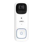 Lorex Wi-Fi 2K Wired/Wireless Smart Video Doorbell, White (B463AJD-E)