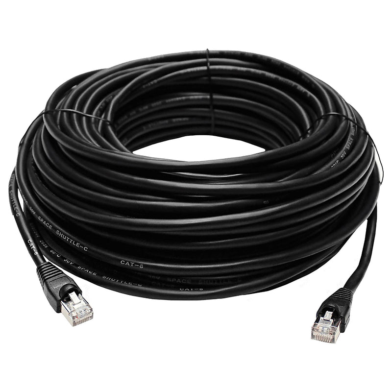 Lorex CAT-6 Outdoor Extension Cable for IP Cameras, 300-ft., Black (CBL300C6RXU)