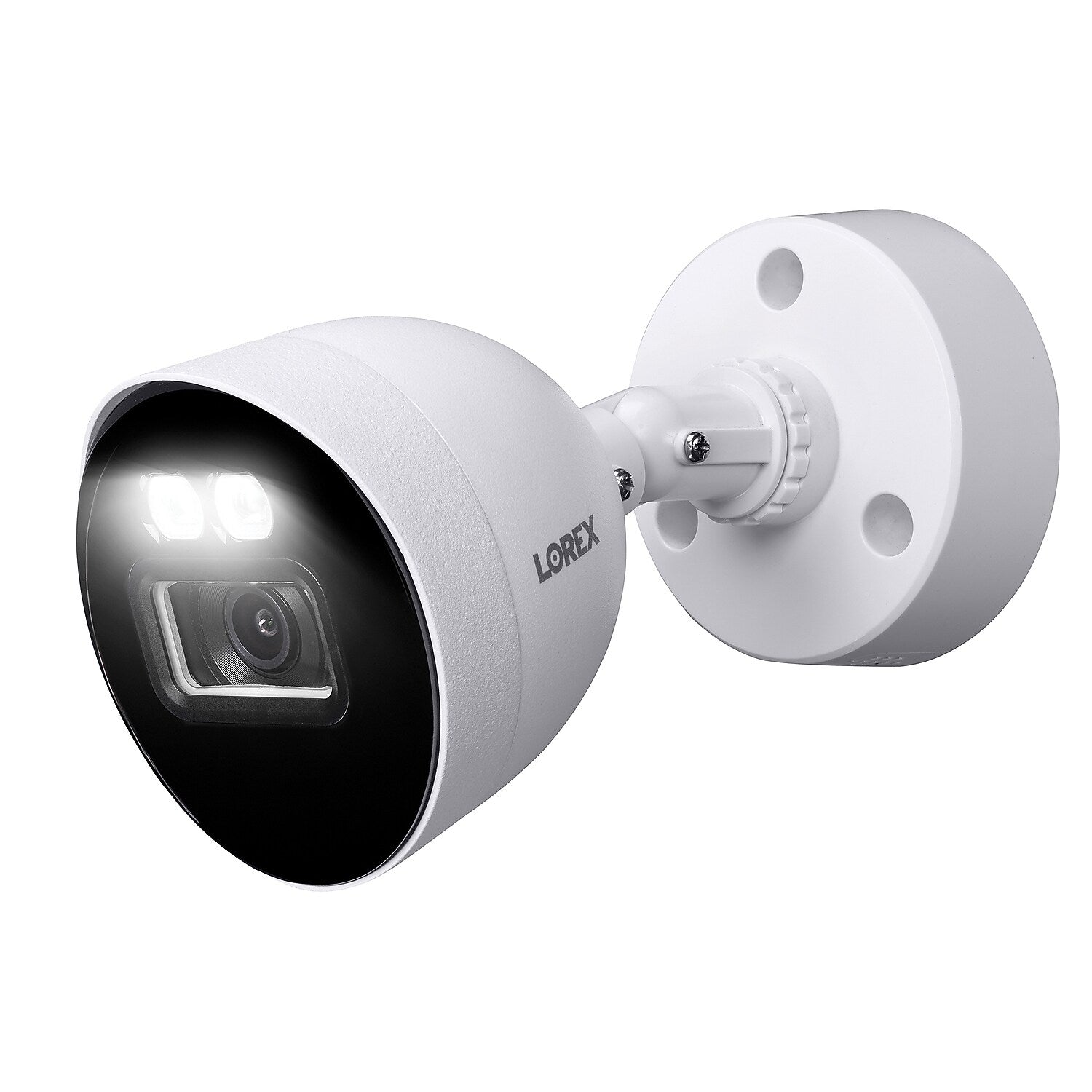 Lorex Fusion 4K 8.0-MP 20-Camera-Capable 2-TB DVR System with 8 Wired Smart Deterrence Cameras, White (D863A62B-8DA8)