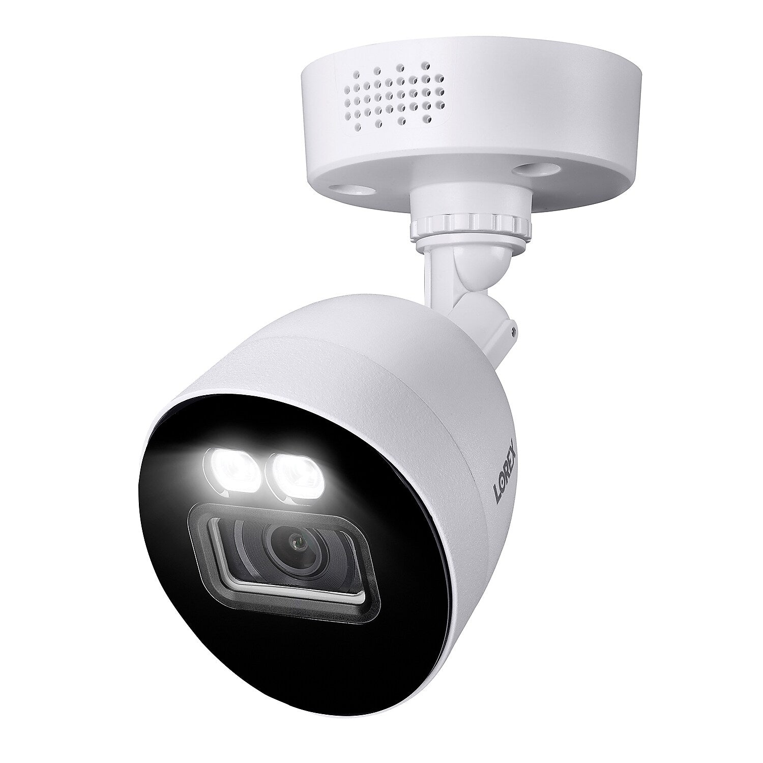 Lorex Fusion 4K 8.0-MP 12-Camera-Capable 2-TB DVR System with 8 Wired Smart Deterrence Cameras, White (D881A82B-8DA8)