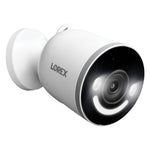 Lorex 4K Indoor/Outdoor Wi-Fi Security Camera with Smart Security Lighting, White (W881AAD-E)