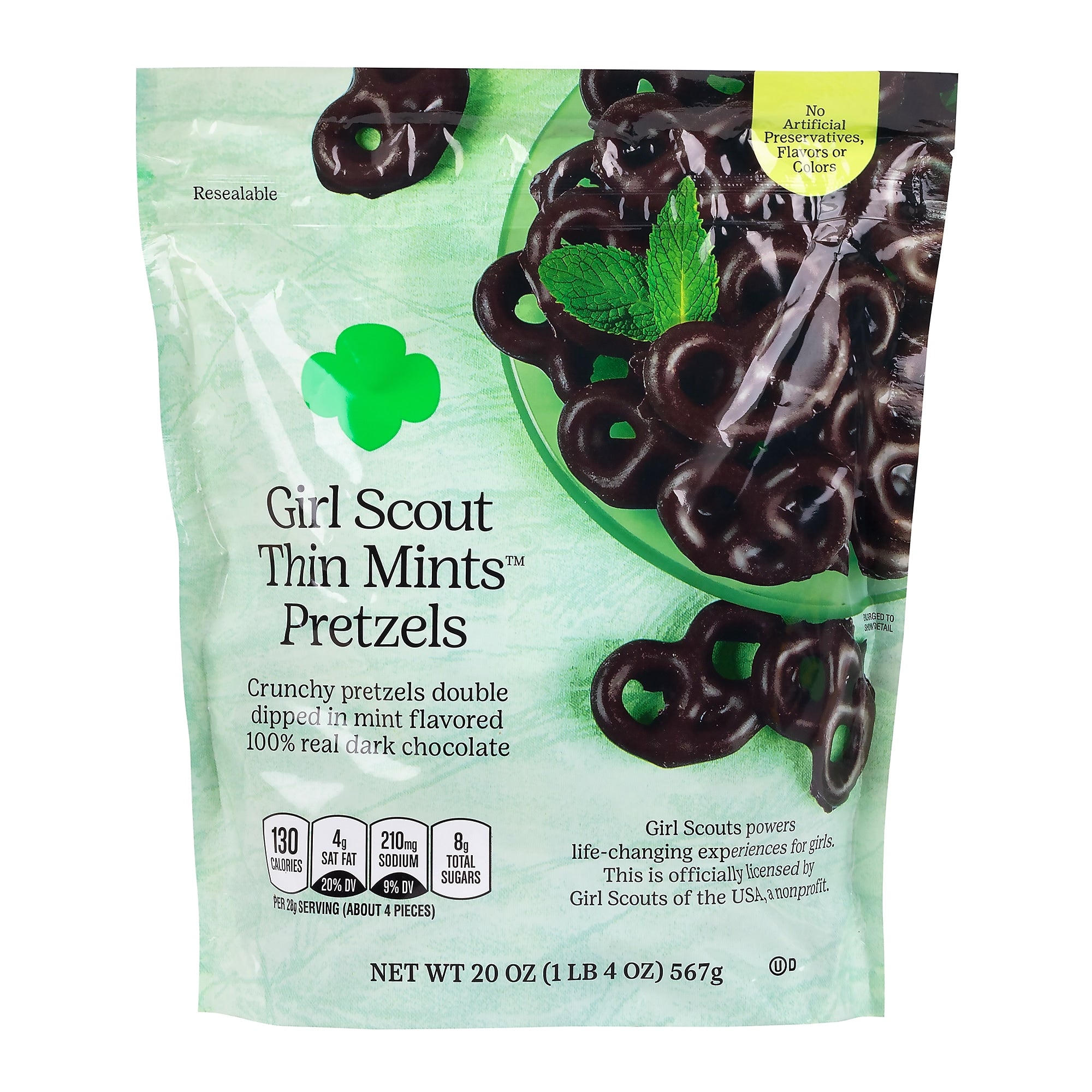 Girl Scouts Thin Mints Pretzels, 20 oz. (220-02340)