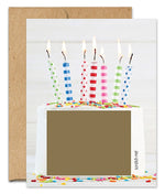 Great Papers!® Scratch-Off Note Cards And Envelopes, 4-1/4" x 5-1/2", Candles, Pack Of 3 Cards and Envelopes (2018001)