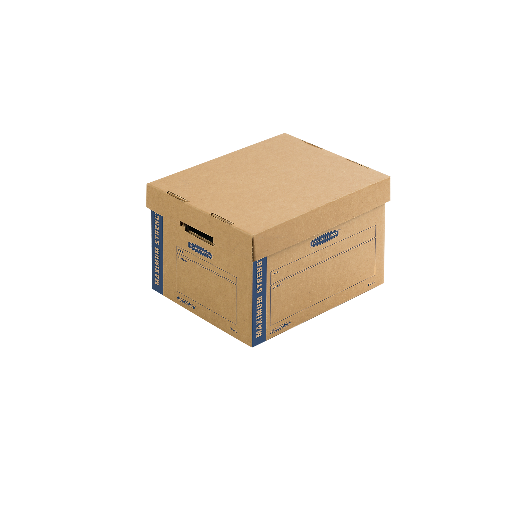 Bankers Box® SmoothMove 16.5" x 10.375" x 12.75" Moving Box, Kraft, 8/Carton (7710201)
